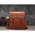 New High Quality Women Leather Backpack Fashion Genuine  Leather Backpack